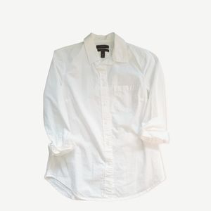 J Crew White Button Up, 00P
